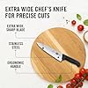 Victorinox Fibrox Pro Chef’s Knife, 8 Inch - Swiss Army Kitchen Knife, High Carbon Stainless Steel Blade, Non-Slip Fibrox Handle, Dishwasher Safe, Black #4