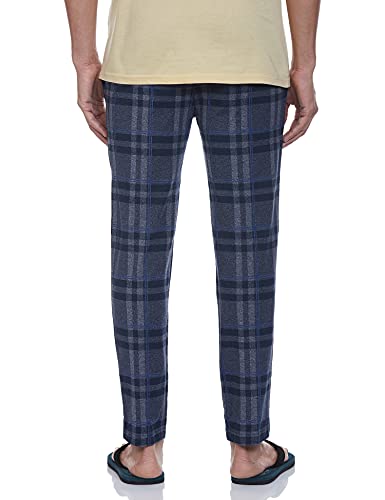 Image of Jockey IM03 Men's Tencel Micro Modal Cotton Elastane Stretch Regular Fit Checkered Pyjama with Side Pockets (Prints May Vary)