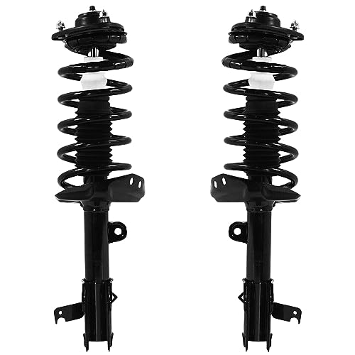 Image of Detroit Axle - Front Struts for 2008 2009 2010 Honda Odyssey Complete 2 Struts with Coil Spring Replacement Quick Install Ready Strut Shock Assembly