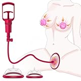 Klitoris Saugschalen Muschipumpe Sexspielzeug für Frauen, Manuelle Vakuum Klitoral Vaginapumpe, Stimuliert Klitoris Sauger, Nippelsauger Vakuum Pussy Pump Klitoris Stimulator Sex Toys für Frauen