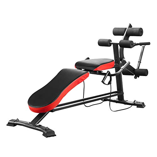 Adjustable Weight Bench - ZENOVA Flat Incline Decline Workout Bench for Home Workout, Multistage Weight Bench Strength Training