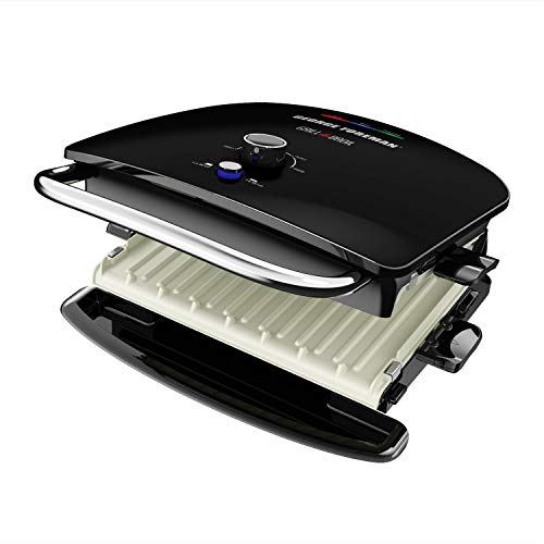 George Foreman GBR5750SBLQ Grill & Broil 7-in-1 Electric Indoor Grill, Broiler, Panini Press, and Waffle Maker, Black, ONE SIZE - Thumbnail 5
