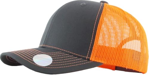 Image of Classic 6 Panel Cotton Twill Mesh Trucker Cap Hat Adjustable Snapback Hat