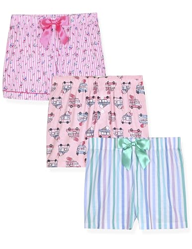 Sleep On It 3-Pack Girls Pajamas Shorts for Kids Sleepwear Pajama Short Multipack