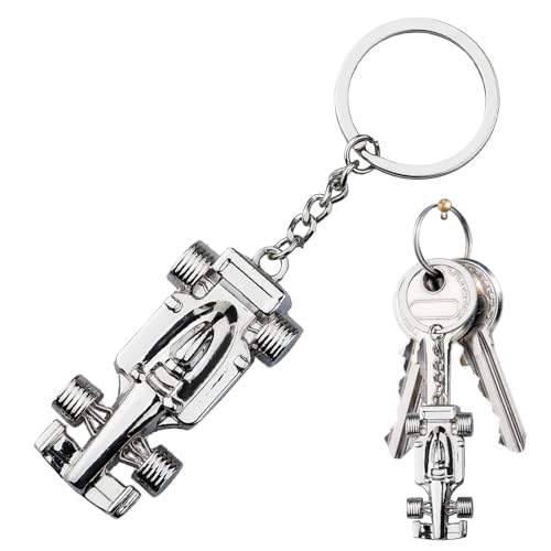 Llavero de Metal F1, Coche Llavero Rueda Automovilismo Llavero