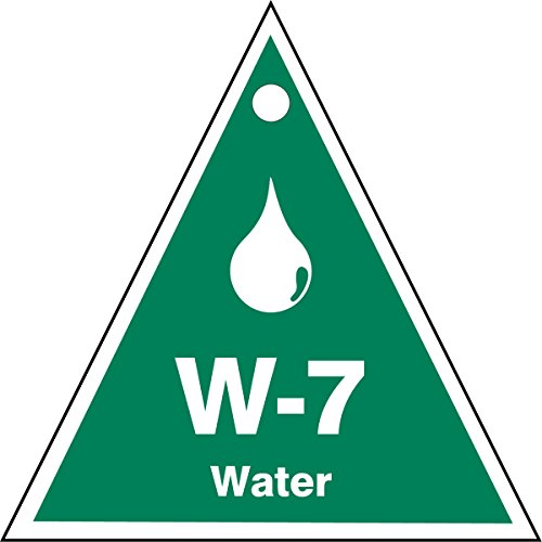 Étiquettes W-7 Water pour éviter les erreurs de vannes et localiser l'eau