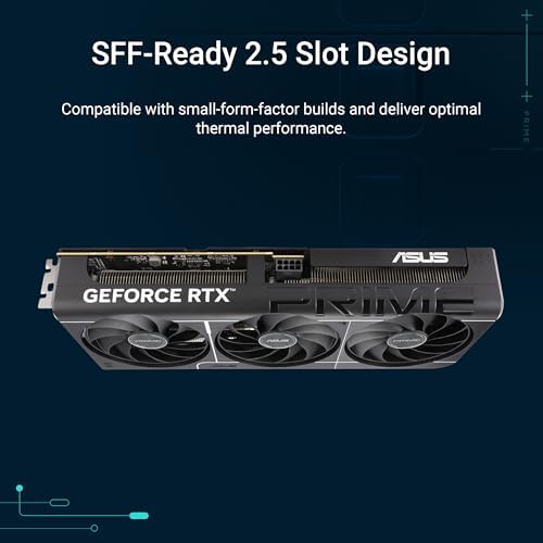 ASUS Prime RTX5060TI O8G Nvidia Geforce RTX 5060 TI-8G-8GB GDDR7 128bit OC HDMI 3xDP-DLSS4 Ekran Kartı - Görsel 2