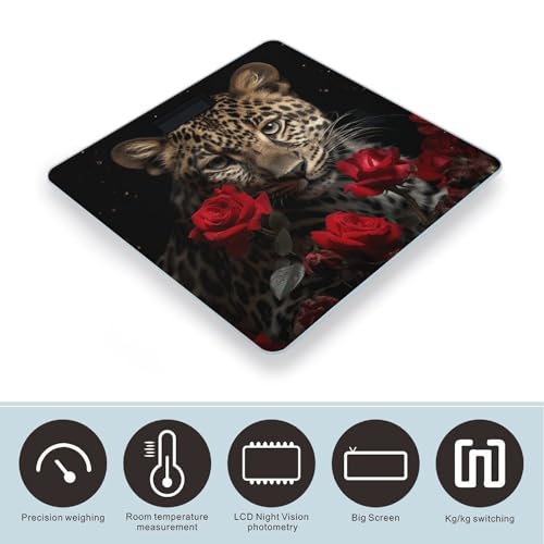 Báscula de baño digital FekiLoot con vidrio templado miniatura 3