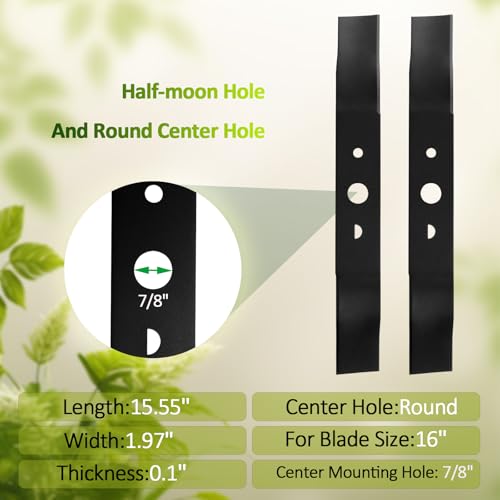 Foifatt Lawn Mower Blade Dimensions