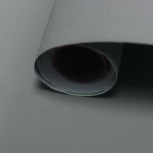 Image of ELTON Textured Solid Color Plain Wallpaper Self Adhesive Waterproof Embossed Wallpaper for Wall Livingroom Bedroom Furniture Table top, Kitcken Almirah & Doors (Dark Grey, 45 x 600 Cms)