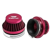 Lot Filtres à Air Universels 48 Mm Noir – Moto Cross, ATV, SSR, TTR, Honda, Yamaha, Suzuki – Admission Reniflard