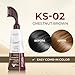 Karseell Hair Dye with Comb Applicator, Maca essence 6-IN-1 Ammonia Free No Mix Hair Color for 100 Percent Gray Coverage Hair Dye, 80ml-Brown
