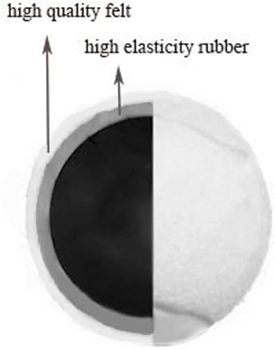 Miniatura 6 de Swity Home Pelotas de tenis, paquete de 12182436 pelotas de tenis de tamaño estándar, pelotas de entrenamiento para adultos y niños, lecciones de