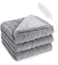 Amazon.co.jp : MOSMEE 電気毛布 【表面兎毛調+裏面ポリエステル素材
