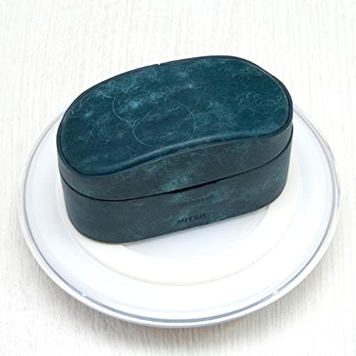 MITER CASE Compatibel met Sony WF-1000XM4 oortelefoon, handgemaakte PU-lederen hoes voor WF1000XM4 (zwart) - Afbeelding 6