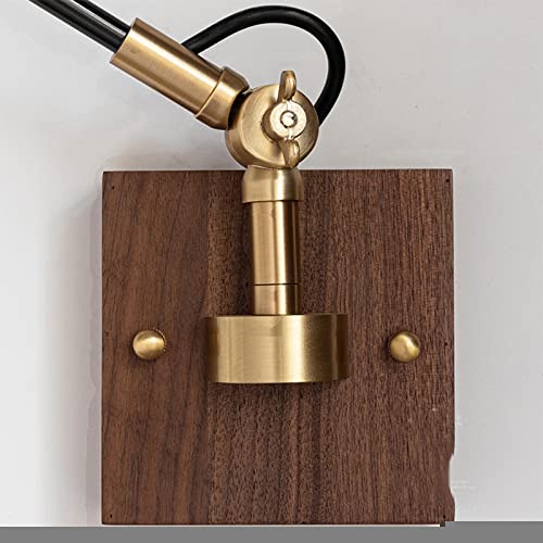 Applique Murale Industrielle AMUCK Finition Bois et Métal Durable - 4