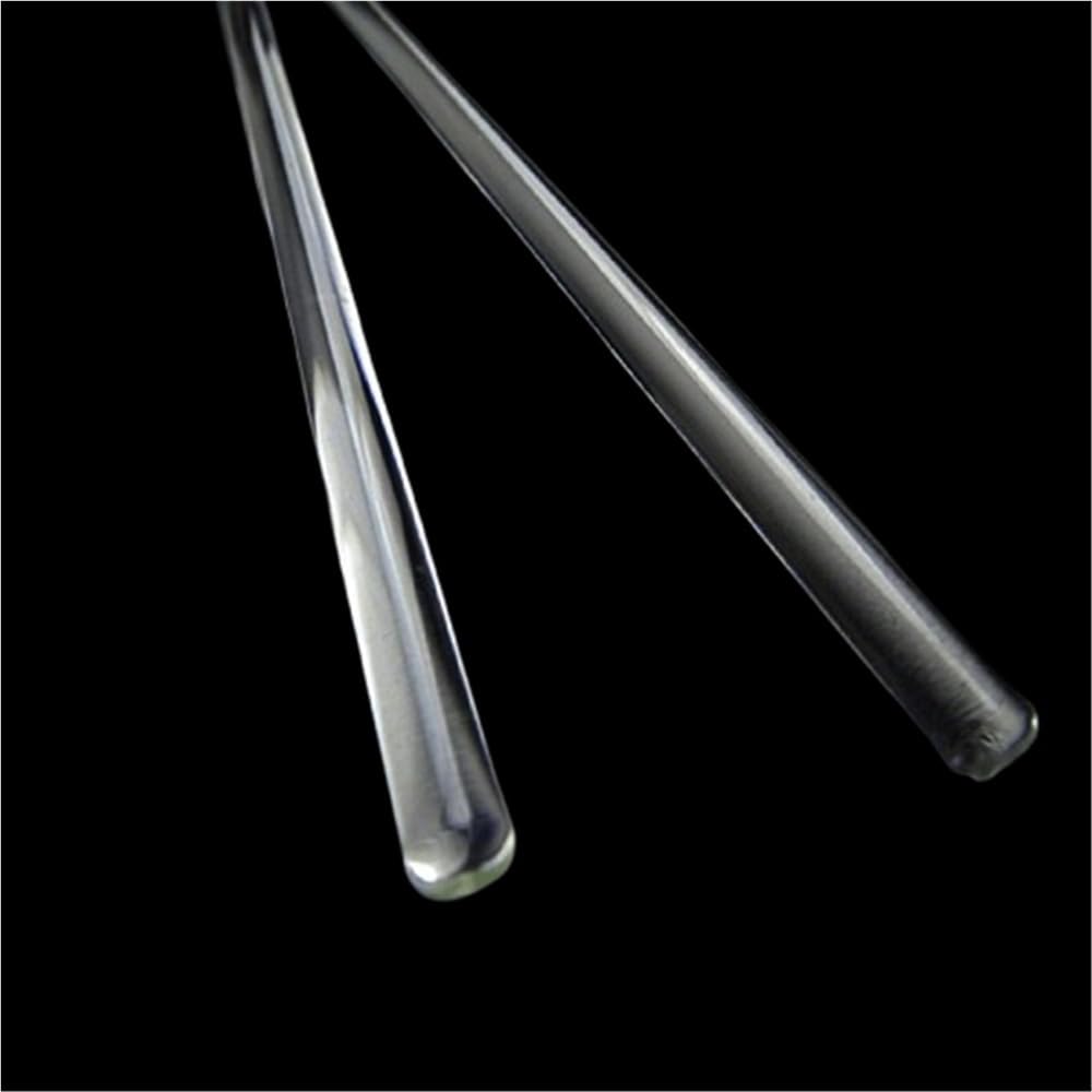 Laxalo One Color 10Pcs Transparent Lab Stirring Muddler, Borosilicate Glass Stirring Rod, Glass Stirrer For Scientific Experiment Dia 6Mm(6X150mm)