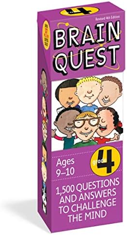 Brain Quest 4th Grade Q&A Cards: 1,500 Questions and Answers to Challenge the Mind. Curriculum-based! Teacher-approved! (Brain Quest Decks)