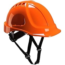 Casco De Seguridad Naranja Portwest PS54 Casco de Seguridad Ligero para Construcción Endurance Naranja