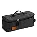 ZHORCIN Camping Travel Cooking Utensils Travel Bag with Net Pockets, Portable for BBQ Camp Cookware Kitchen Kits