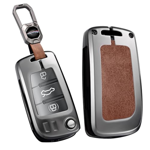 Coque de clé compatible Audi pour réparer un boîtier usé à 3 boutons