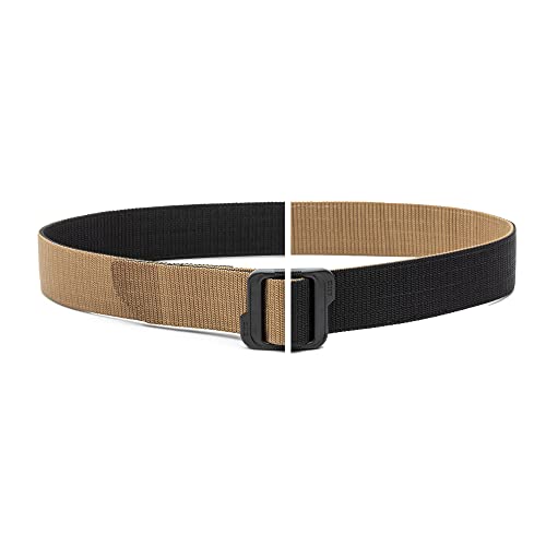 5.11 Tactical Belt, 1.75” Double Duty TDU, Reversible, Metal Detector Friendly, Style 59567, Kangaroo, Small