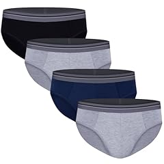 Low Rise - No Fly - Black/Navy/Light Grey- Pack 4