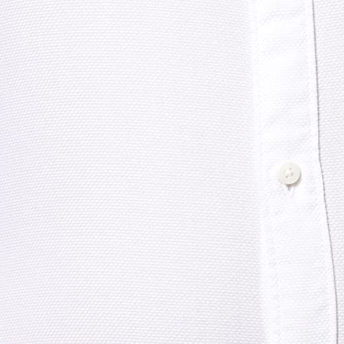 Image of Raymond Men's Full Sleeve Slim Fit White Casual Shirt