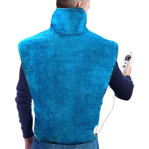 Almohadilla Eléctrica Térmica con 6 Niveles de Temperatura, 90x60cm Relure Cover