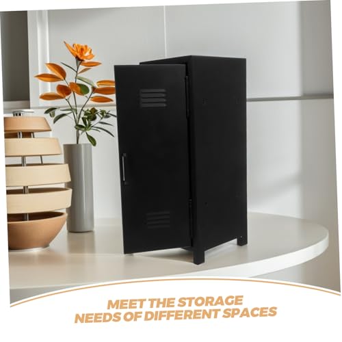 Boîte de rangement de bureau verrouillable compacte et fer anti-vol - 5