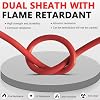 Vansdon 2x10 Feet Solar Panel Extension Cable, 10AWG Solar Cable, Solar Panel Cable with Female and Male Waterproof Connectors for RV, Photovoltaic Systems (10FT Red + 10FT Black)