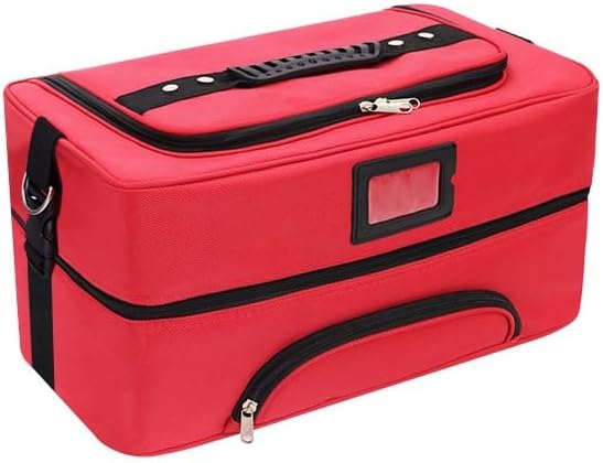 Large-capacity Portable Multi-layer Cosmetic Bag Multifunctional Cross-body Case Tool Box