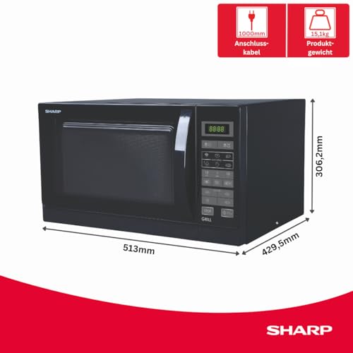 SHARP R 742 BKW - vue 4