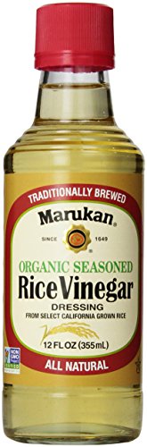 Marukan Organic Seasoned Rice Vinegar, 12 Ounce Glass Bottle (Pack of 1)