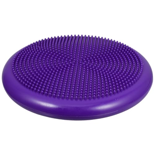 Coussin d'équilibre gonflé pour le bureau et la gym à domicile violet