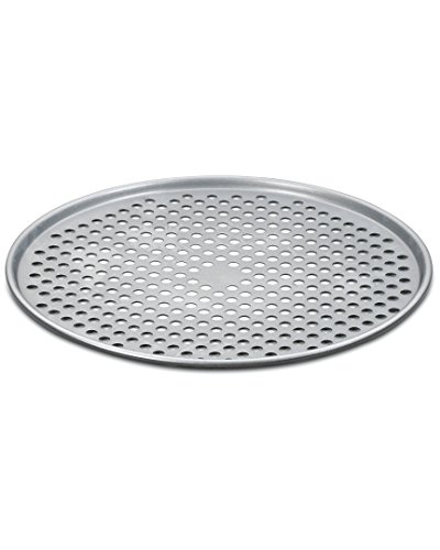 Comparison: Best Pizza Pan For Oven 3 Cuisinart 14-Inch Pizza Pan, Chef's Classic Nonstick Bakeware, Silver, AMB-14PPP1