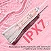 Water Dental Flosser Teeth Cleaner Pick, H2ofloss Cordless Portable Oral Irrigator,5 Mode IPX7 Waterproof Teeth Picks 300ML Rechargeable WaterFlosser for Home Travel (Pink)
