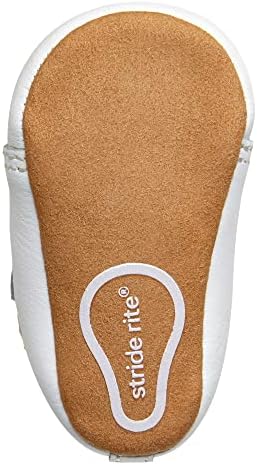 Stride Rite Baby Boys PW-Elliot Crib Shoe, White, 4 Infant | Image 6
