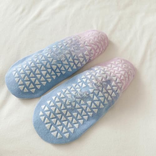 3 pairs - thin breathable gradual change color professional anti-slip sports socks4