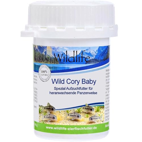 Wildlife Wild Cory Baby (Ehemelas Aqua-Tropica Corydoras-VITAL Baby) - Zucht- und Aufzuchtfutter für heranwachsende Panzerwelse - 40g