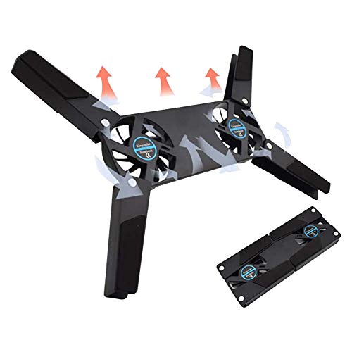 Base para enfriar notebook plegable con doble ventilador miniatura 3