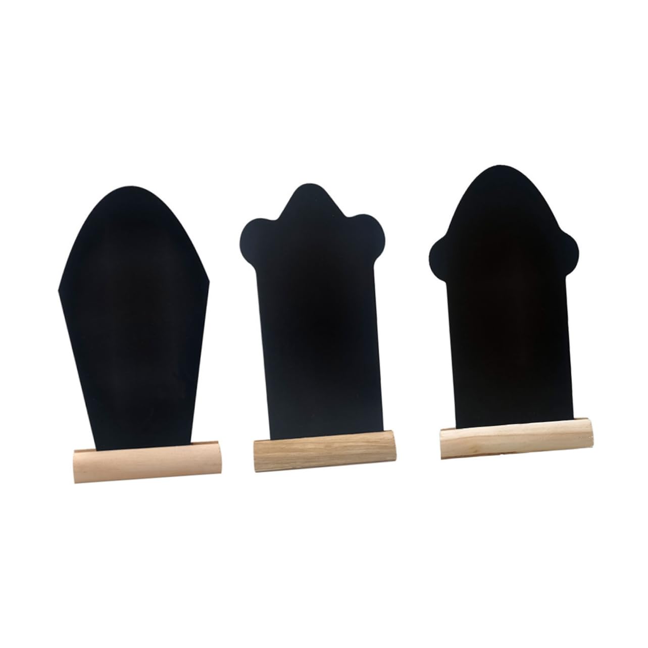 OFFSCH Tombs You Can Write on 3pcs Chalk Blackboards Desktop Decor Easter Decorations Reusable Boards