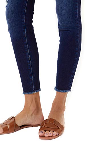 Kancan Women's High Rise Ankle Skinny Jeans - KC73173