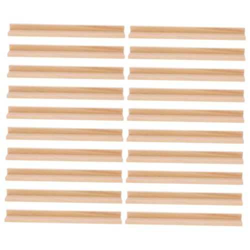 Supports domino en bois Alipis lot de 20 beige pour jeux de société