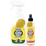 Bodhi Dog Potty Training Spray 32oz + Not Here! Spray 8oz Bundle