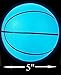 Toys+ Pool Blue Glow in The Dark Basketball 3 Pack Glow Balls