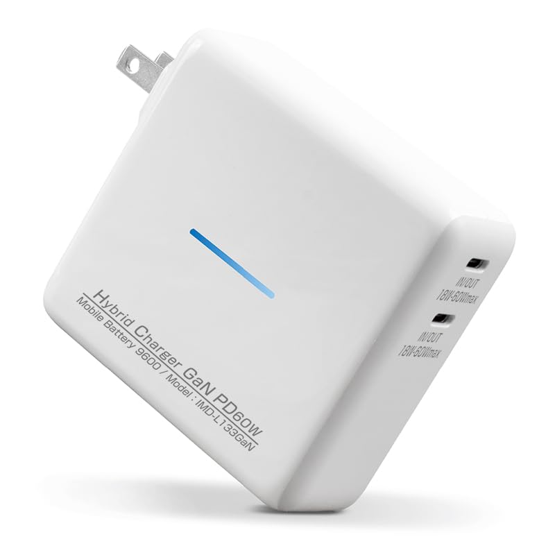 Amazon | イミディア 【IMD-L133GaN】GaN採用PD60Wハイブリット型