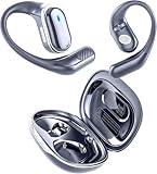 TRASUSI Bluetooth Earbuds Wireless Headphones, 50Hrs Playtime Stereo Sound Earphones with IPX7 Waterproof Open Ear Buds, Ideal for Fitness, Travel - Black