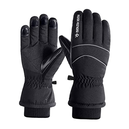 Image of Calandis Winter Warm Gloves Touch Screen with Reflective Logo Anti-Slip for Outdoor Black L Sk21 | Gloves | Cycling Clothing | Cycling