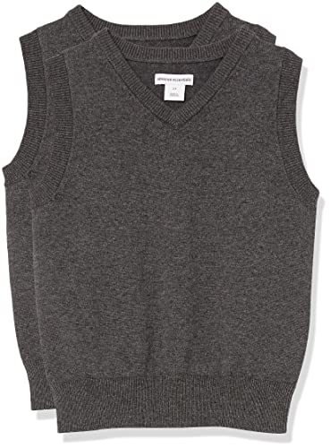 Image of Amazon Essentials Boys and Toddlers' School Uniform Cotton V-Neck Sweater Vest